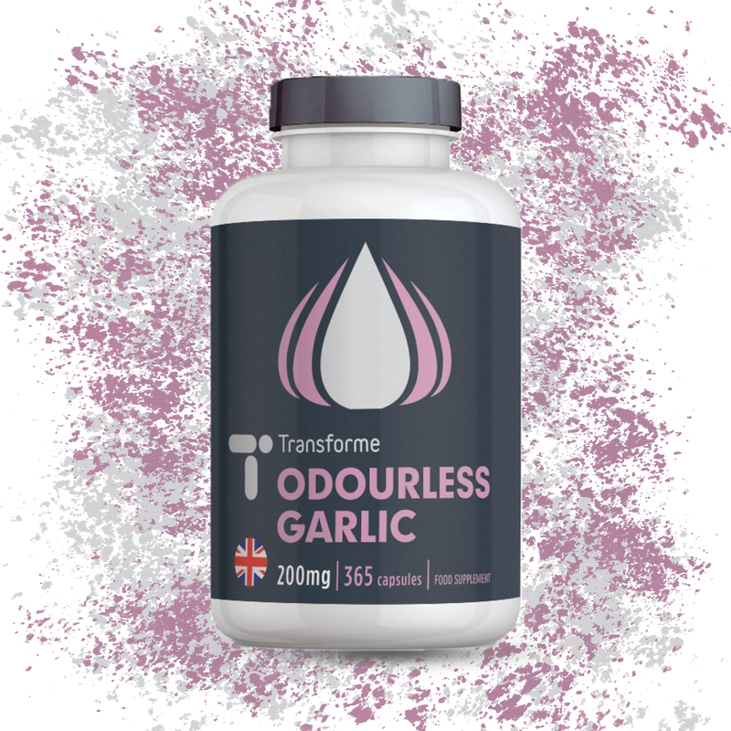 Odourless Garlic Capsules 200mg High Absorption Odourless Garlic Supplements