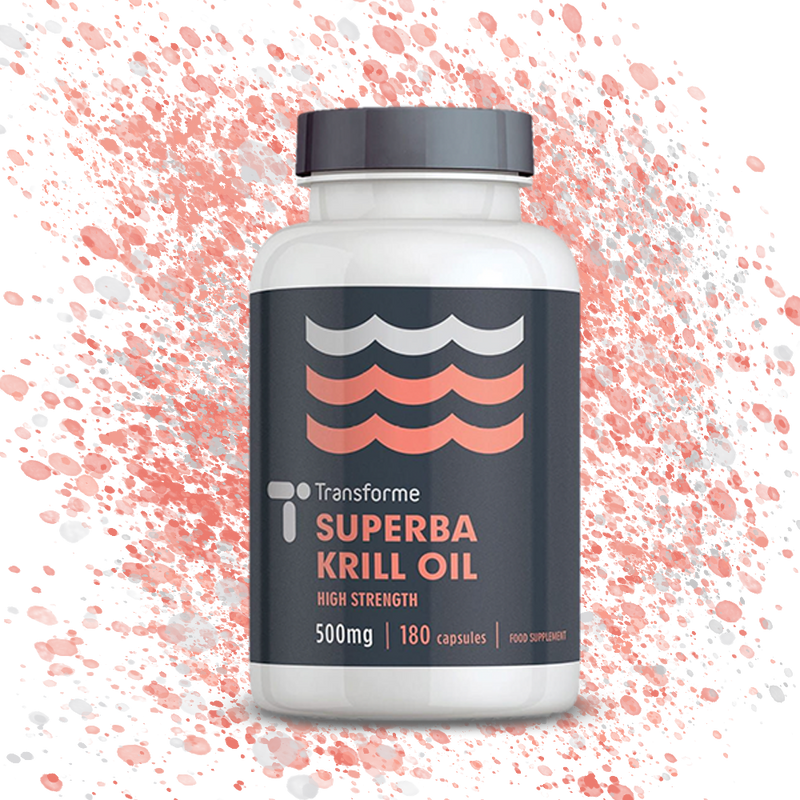 Superba Red Krill Oil Capsules, 500mg - 1000mg Serving, Omega 3 Krill Oil High Phospholipids, DHA, EPA
