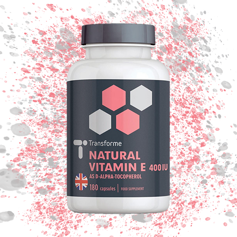 Vitamin E 400iu Capsules, All Natural Source Vitamin E Oil in Rapid Absorption, Easy to Swallow Softgels
