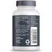 Transforme Omega 3 Algae Oil supplement, 500mg 60 softgel bottle, back view showing nutritional information