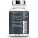 Transforme Hyaluronic Acid high strength 100mg capsules, All Natural, 120 capsules, bottle back with nutritional information